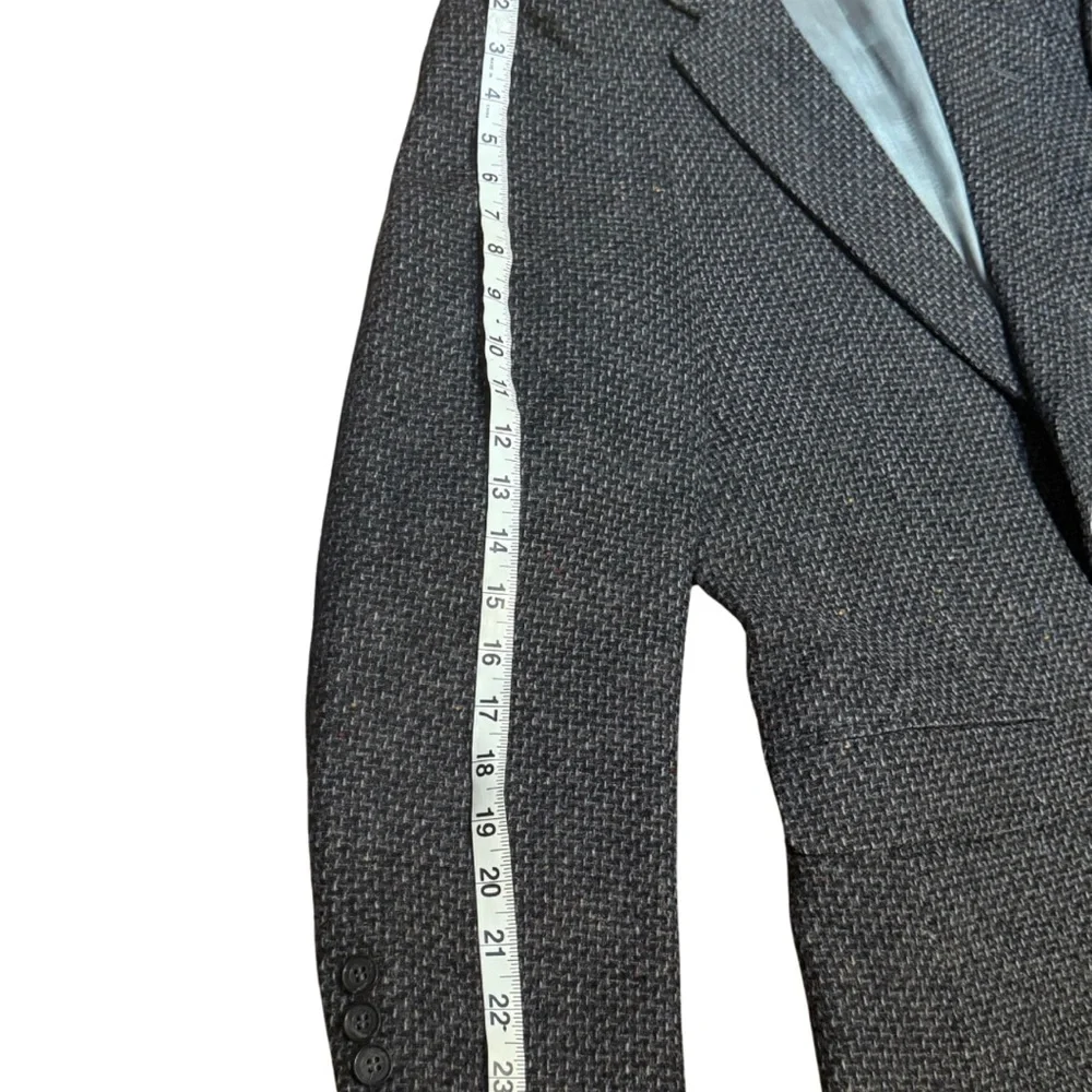 Gentry 100% Wool Blazer 42R | Tailored in USA‎ Gray Tweed
